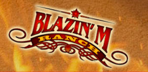 Blazin' M Ranch logo